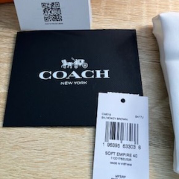 Coach Soft Empire Carryall Bag 40 in Honey Brown - Picture 4 of 8